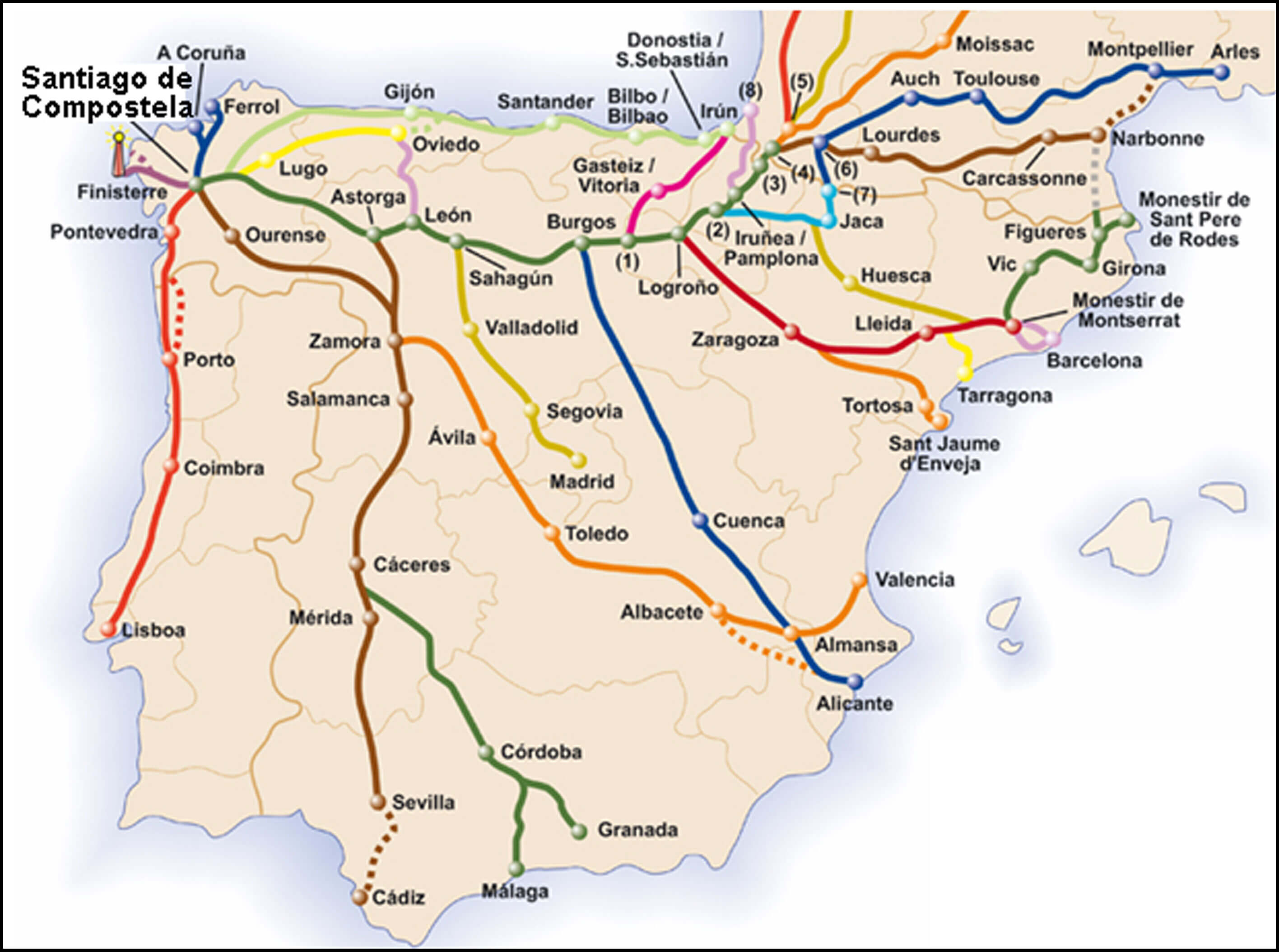 Ruta camino de santiago