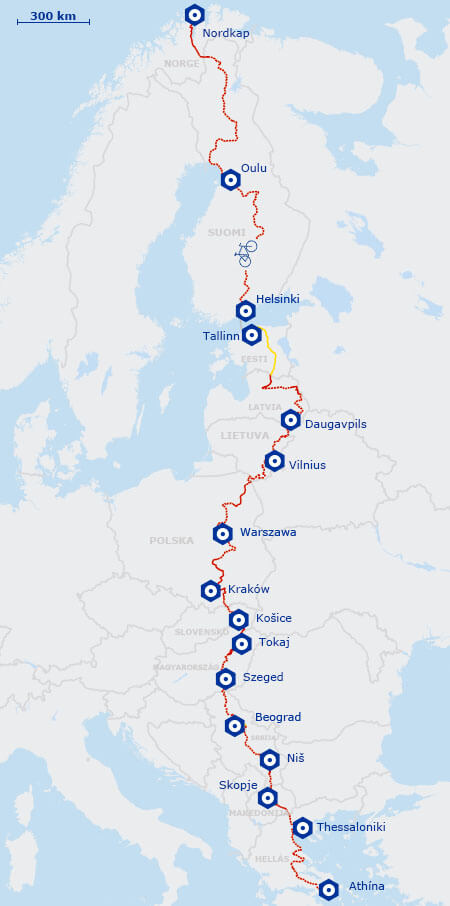 Conciencia Registro Limón Eurovelo, la red para recorrer Europa en bicicleta. - Snail Touring