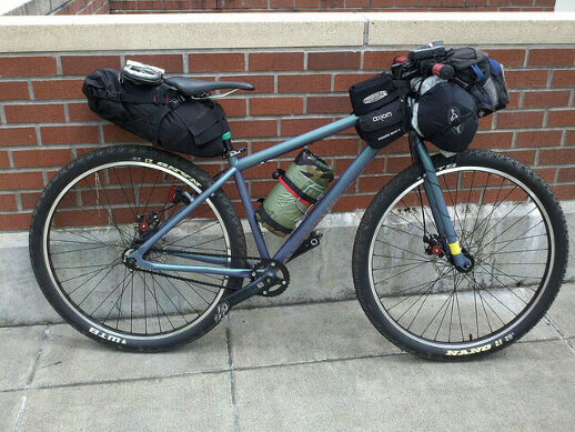 Bicicleta para bikepacking